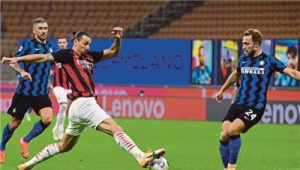 Ibrahimovic Scored Twice When AC Milan Beat Inter Milan 2-1